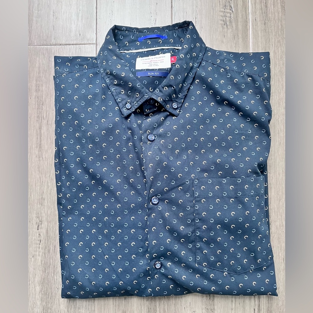 Men’s Long Sleeve Casual Shirt in XL